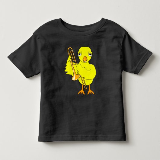 Trombone Chick Kinder Shirts (Voorkant)
