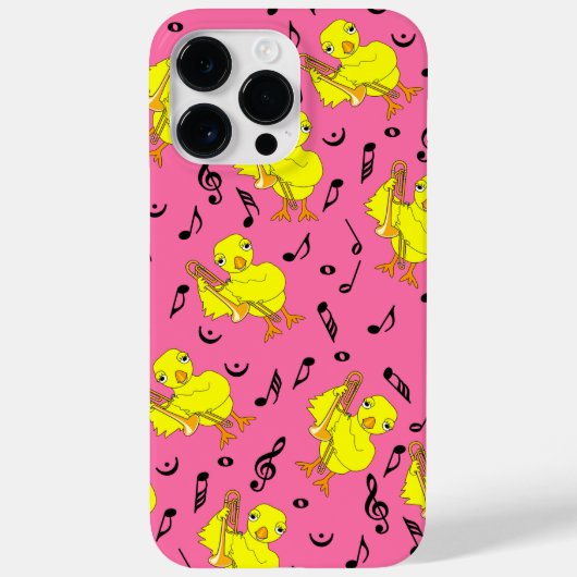 Trombone Chick Muzieknoten Case-Mate iPhone Case (Achterkant)