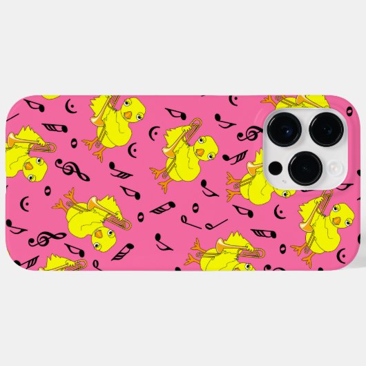 Trombone Chick Muzieknoten Case-Mate iPhone Case (Achterkant (horizontaal))