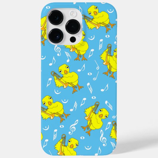 Trombone Chick Muzieknoten Case-Mate iPhone Case (Achterkant)
