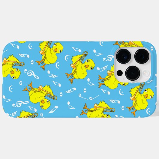 Trombone Chick Muzieknoten Case-Mate iPhone Case (Achterkant (horizontaal))
