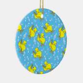 Trombone Chick Muzieknoten Keramisch Ornament (Rechts)