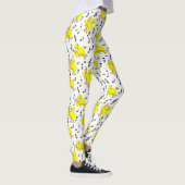 Trombone Chick Muzieknoten Leggings (Rechts)