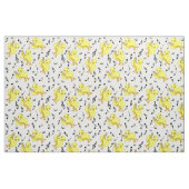 Trombone Chick Muzieknoten Stof (Fat Quarter)