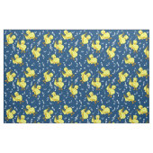 Trombone Chick Muzieknoten Stof (Fat Quarter)