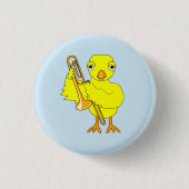 Trombone Chick Ronde Button 3,2 Cm (Voorkant)