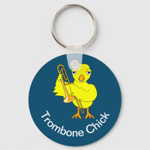 Trombone Chick Sleutelhanger