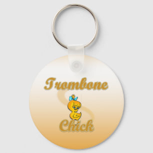 Trombone Chick Sleutelhanger