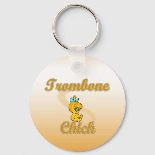Trombone Chick Sleutelhanger (Voorkant)