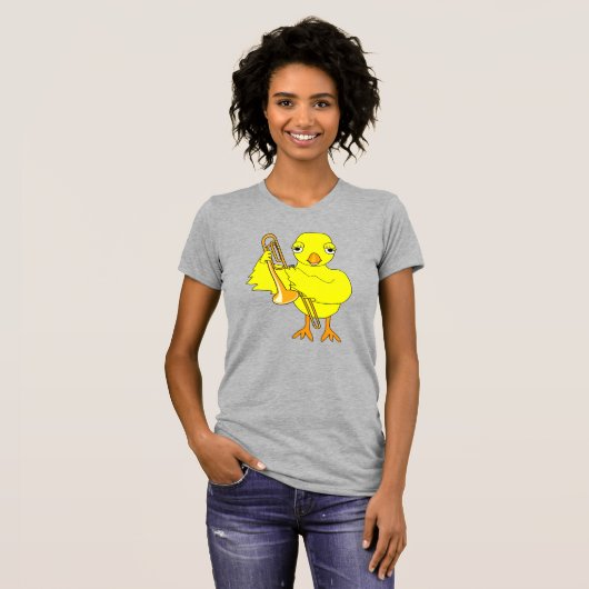 Trombone Chick T-shirt (Voorkant volledig)