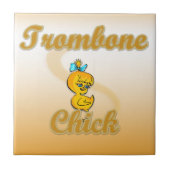 Trombone Chick Tegeltje (Voorkant)