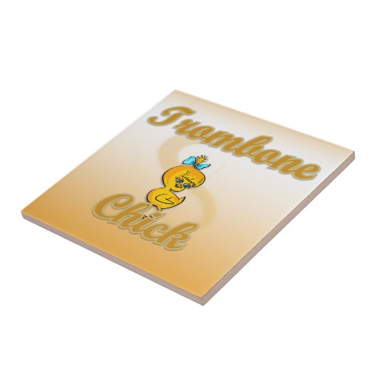 Trombone Chick Tegeltje (Zijkant)