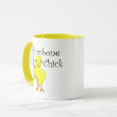 Trombone Chick Tekst Mok (Voorkant links)