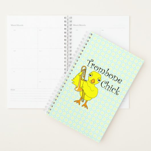 Trombone Chick Tekst Planner (Display)
