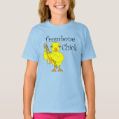 Trombone Chick Tekst T-shirt (Voorkant)