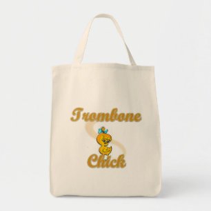 Trombone Chick Tote Bag