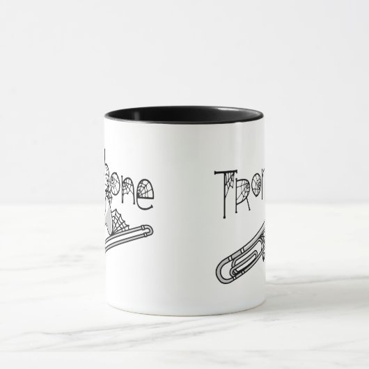 Trombone Cobwebs Mok (Midden)