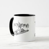 Trombone Cobwebs Mok (Voorkant links)