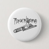 Trombone Cobwebs Ronde Button 5,7 Cm (Voorkant)