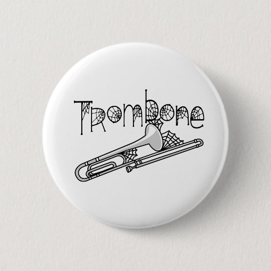 Trombone Cobwebs Ronde Button 5,7 Cm (Voorkant)