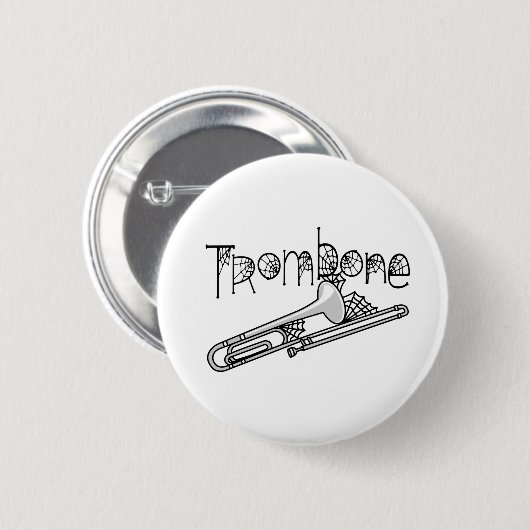 Trombone Cobwebs Ronde Button 5,7 Cm (Voorkant /achterkant)