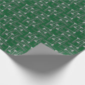 Trombone Crosshatch Cadeaupapier (Hoek)