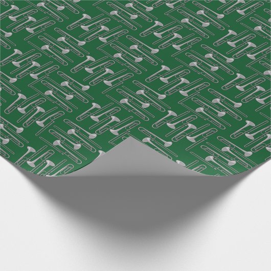 Trombone Crosshatch Cadeaupapier (Hoek)