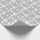 Trombone Crosshatch Cadeaupapier (Hoek)