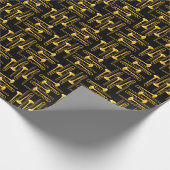 Trombone Crosshatch Cadeaupapier (Hoek)