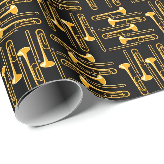 Trombone Crosshatch Cadeaupapier (Rol Hoek)