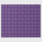 Trombone Crosshatch Cadeaupapier (Vlak)