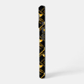 Trombone Crosshatch iPhone 16 Hoesje (Linkerkant)