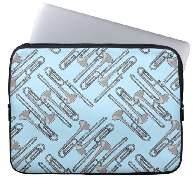 Trombone Crosshatch Laptop Sleeve (Voorkant)