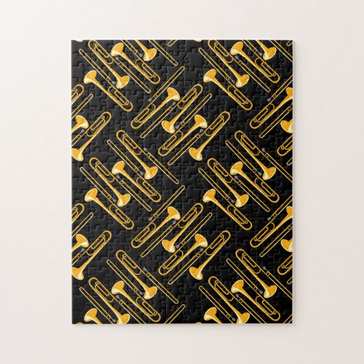 Trombone Crosshatch Legpuzzel (Verticaal)