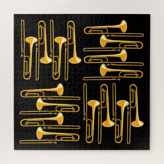 Trombone Crosshatch Legpuzzel (Horizontaal)