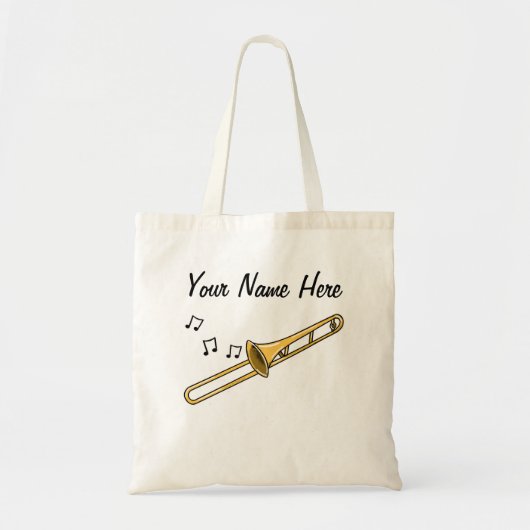 Trombone Custom Canvas tas Trombonist Messing Muzi (Voorkant)
