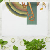 Trombone Deco1 Theedoek (Gevouwen)