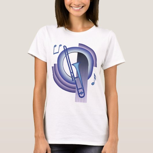 Trombone Deco2 T-shirt (Voorkant)