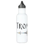 Trombone decoratieve lijn waterfles  (Links)