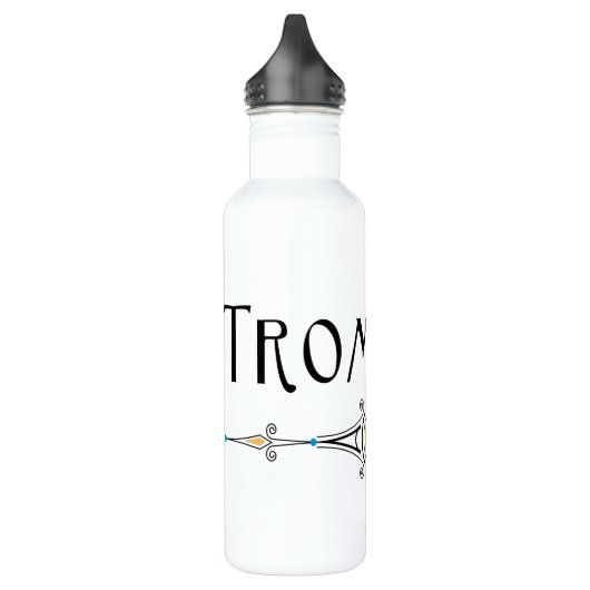 Trombone decoratieve lijn waterfles  (Links)