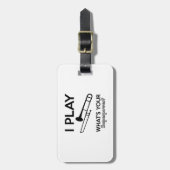 trombone-design bagagelabel (Voorkant verticaal)