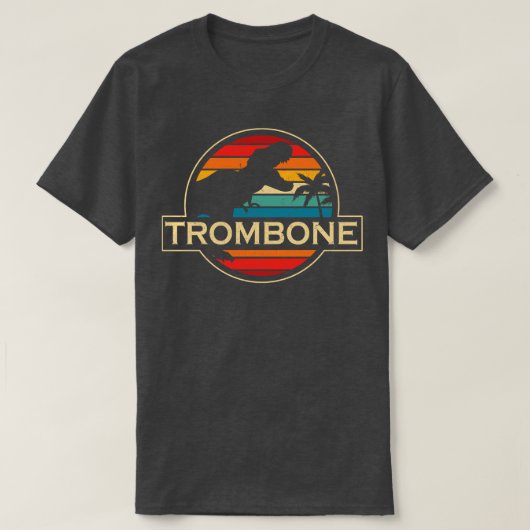 Trombone Dinosaur T-shirt (Design voorkant)