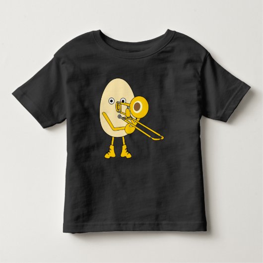 Trombone Egghead Kinder Shirts (Voorkant)