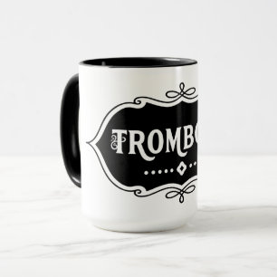 Trombone Embleem Mok