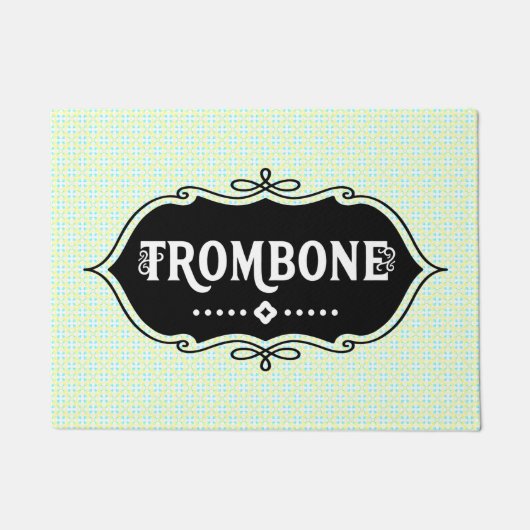 Trombone Emblem Deurmat (Voorkant)