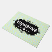 Trombone Emblem Deurmat (Schuin)