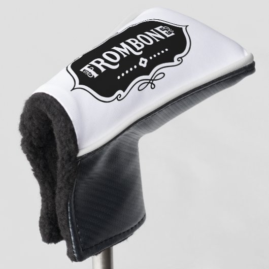 Trombone Emblem Golfheadcover (3/4 voorkant)