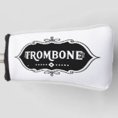 Trombone Emblem Golfheadcover (Voorkant)