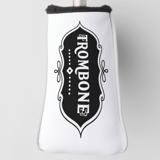 Trombone Emblem Golfheadcover (Draai 90)