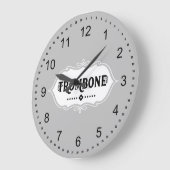 Trombone Emblem Grote Klok (Hoek)